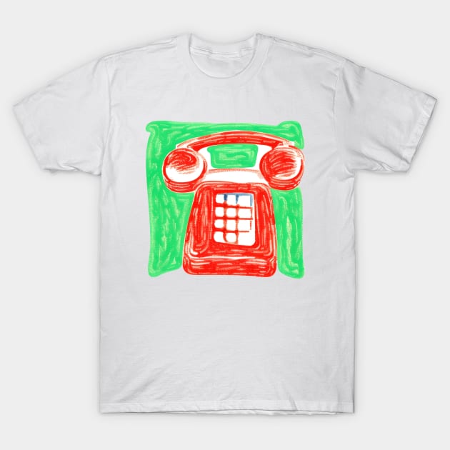 Telephone T-Shirt by Maria Murtaza